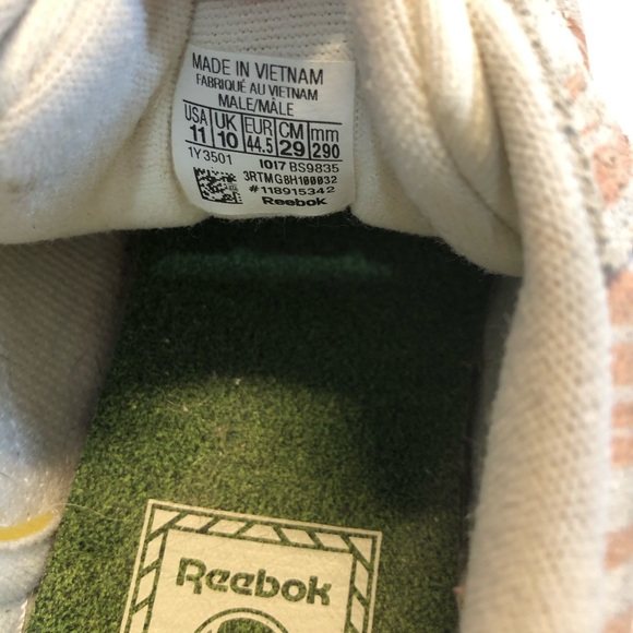 Reebok Club C 85 Men’s Size 11 Sneakers pink swirl design suede - Picture 12 of 12